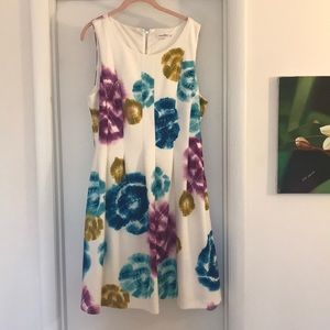 Goregous bright cocktail dress w/ pockets!!